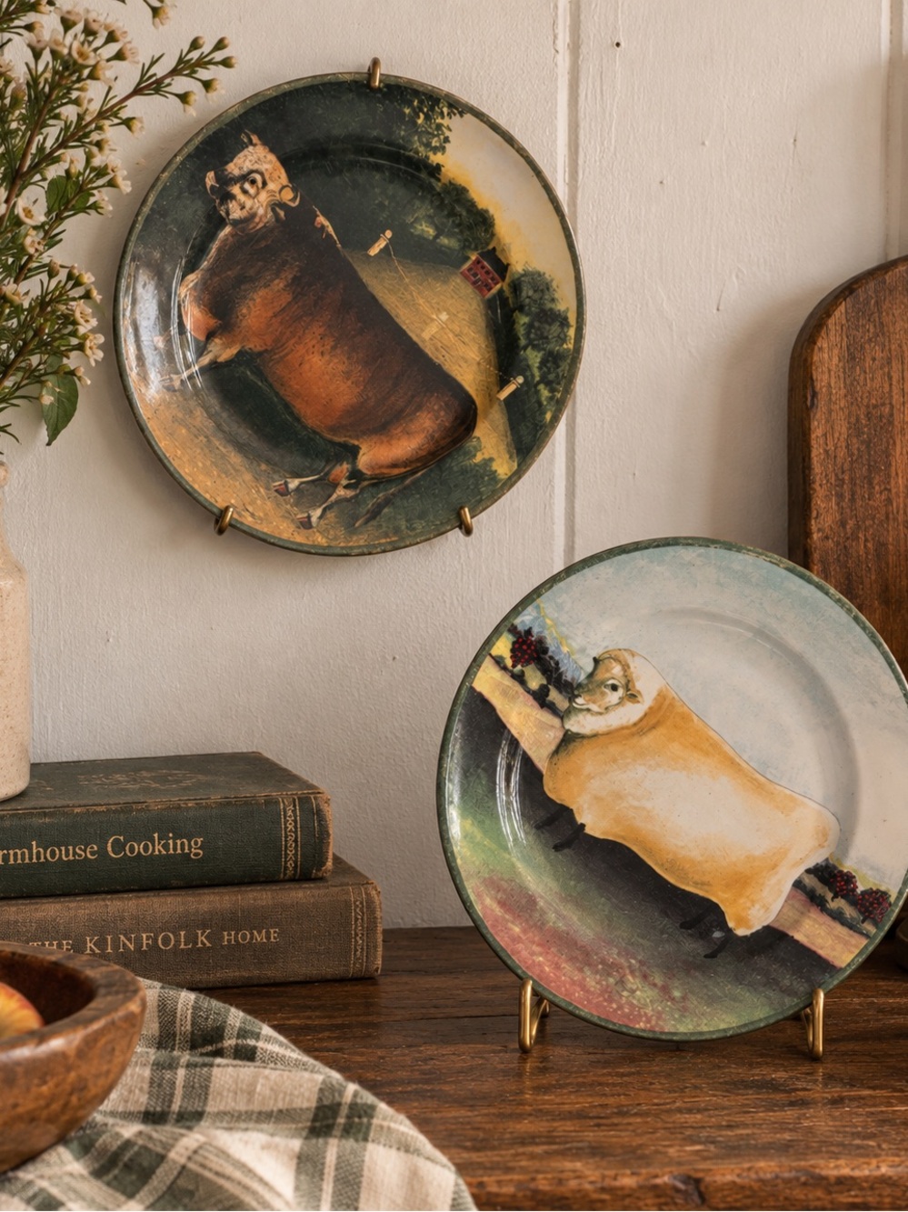 Vintage “Country Farm” 1995’ Farm Animal Decorative Plates